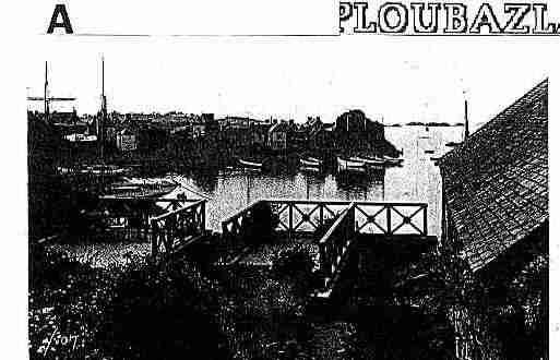 Ville de PLOUBAZLANEC Carte postale ancienne